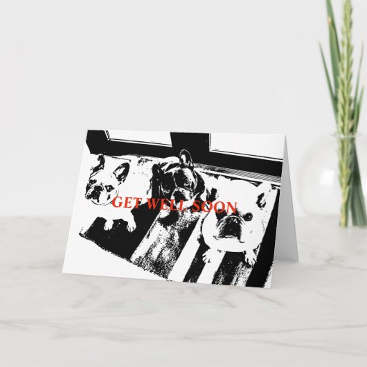 Pug well-kaart kaart (Voorkant)