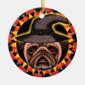 Pug Witch ornament (Voorkant)