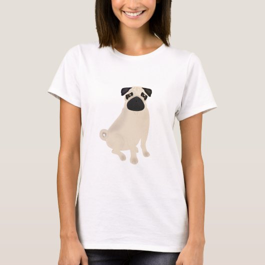 Pug Women's Tshirt (Voorkant)