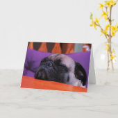 Pug wordt goed Kaart (Gele Bloem)