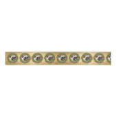 Pug Wreath Grosgrain Lint (Voorkant)