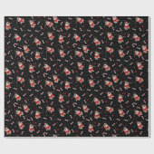 Pug Xmas Patroon Cadeaupapier (Vlak)