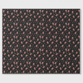 Pug Xmas Patroon Cadeaupapier (Vlak)