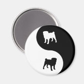 Pug Yin Yang Magneet (Voorkant / Achterkant)