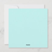 Pug Yoga Feestdagenkaart (Achterkant)