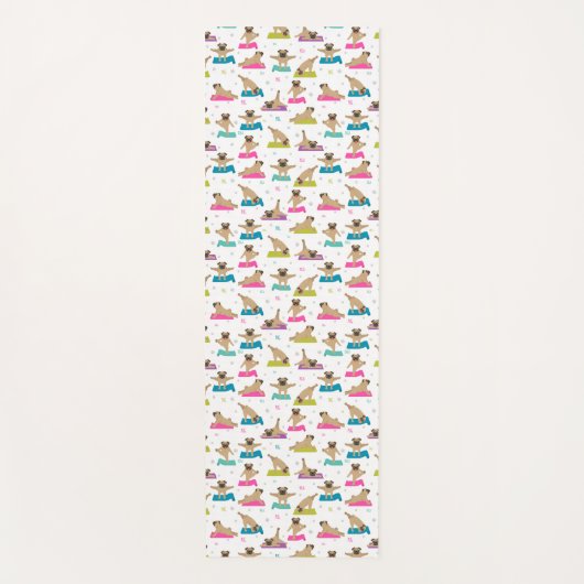 Pug Yoga Mat (Voorkant)