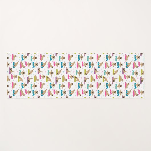 Pug Yoga Mat (Voorkant (horizontaal))