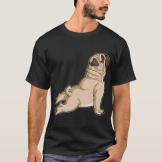 Pug Yoga T Mannen Vrouwen Hondenliefhebbers Puppy T-shirt