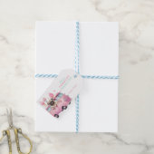 Pug zoete Valentijnsdag cadeau label Cadeaulabel (Met Touw)