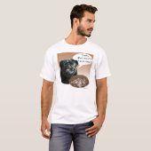 Pug (zwart) Turkije T-shirt (Voorkant volledig)