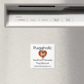 Pugaholic, Zuid Nevada Pug ... Magneet (Insitu (Vaatwasser))