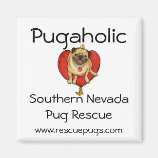 Pugaholic, Zuid Nevada Pug ... Magneet