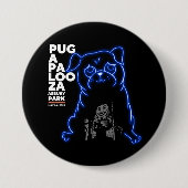 Pugapalooza Asbury Park 2022 Button (Voorkant)