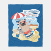 Pugapalooza Asbury Park 2023 Fleece Blanket Deken (Voorkant)