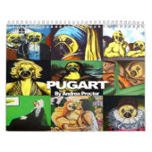 PugArt-kalender $ 19,95 Kalender (Hoes)