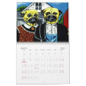 PugArt-kalender $ 19,95 Kalender (Mar 2026)