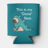 Pugasaurus is "Klaar" Blikjeskoeler (Voorkant)