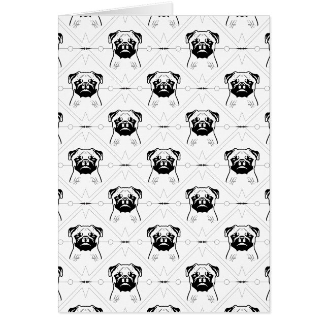 Pugcard Patroon (Voorkant)