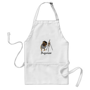 Pugcasso Art Apron Standaard Schort