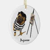 Pugcasso Ornament (Rechts)