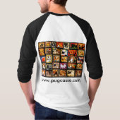 Pugcasso-werken - Pug 1 T-shirt (Achterkant)