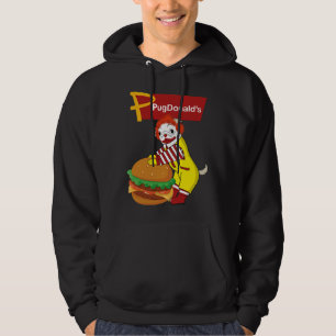 PugDonald&x27; s-Pug Burger Clown Classic T-Shirt 
