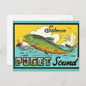 Puget Sound Briefkaart (Voorkant / Achterkant)
