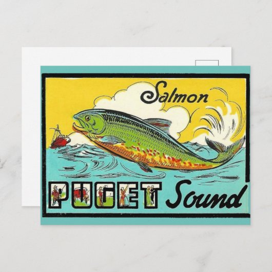 Puget Sound Briefkaart (Voorkant / Achterkant)