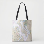 Puget Sound-Northern Part nautische kaart 18441 Tote Bag (Voorkant)