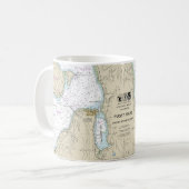 Puget Sound Oak Bay naar Shilshole Bay Koffiemok (Voorkant links)