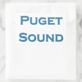 Puget Sound Rechthoekige Sticker (Tas)