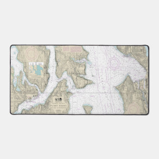 Puget Sound Seattle naar Bremerton Nautical Chart Bureaumat