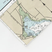 Puget Sound Shipshole Bay naar startbay Fleece Deken (Hoek)