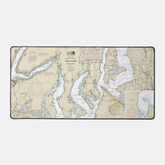 Puget Sound Southern Part Nautische kaart 18448 Bureaumat (Voorkant)
