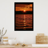 Puget Sound Sunset Poster (Keuken)