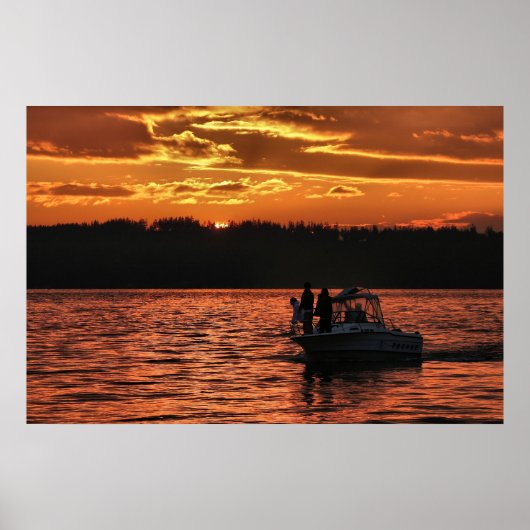 Puget Sound Sunset Poster (Voorkant)