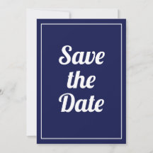 Puget Sound Vintage Huwelijkskaart Save the Date U