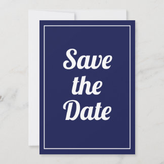 Puget Sound Vintage Huwelijkskaart Save the Date U Kaart