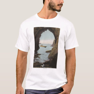 Puget Sound, WA - Grot in bedrog T-shirt