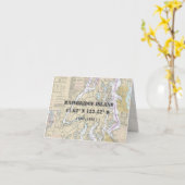 Puget Sound WA Nautical Chart Boater Kaart (Gele Bloem)