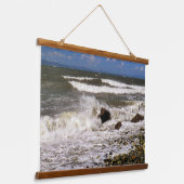 Puget Sound Washington Beach Foto Hangend Wandkleed (Gebogen)