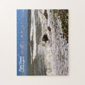 Puget Sound Washington Ocean Waves Foto Legpuzzel (Verticaal)
