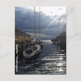 Puget Sound Waterfront Seattle Washington Briefkaa Briefkaart