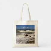 Puget Sound Waves Seascape Photo Tote Bag (Achterkant)