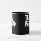 Pugfather Pug Vaderdag Gift Pug Mok (Midden)