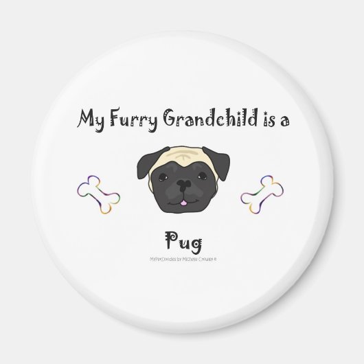 PugFawn Magneet (Voorkant)