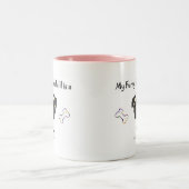 PugFawn Tweekleurige Koffiemok (Center)