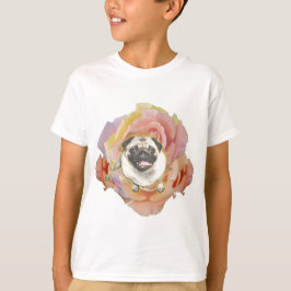 PugFlower Kind Hanes Tagless T-Shirt