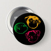 puggen ronde button 7,6 cm (Voorkant /achterkant)