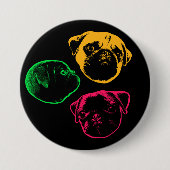 puggen ronde button 7,6 cm (Voorkant)